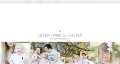 Desktop Screenshot of lindablom.se
