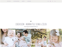 Tablet Screenshot of lindablom.se